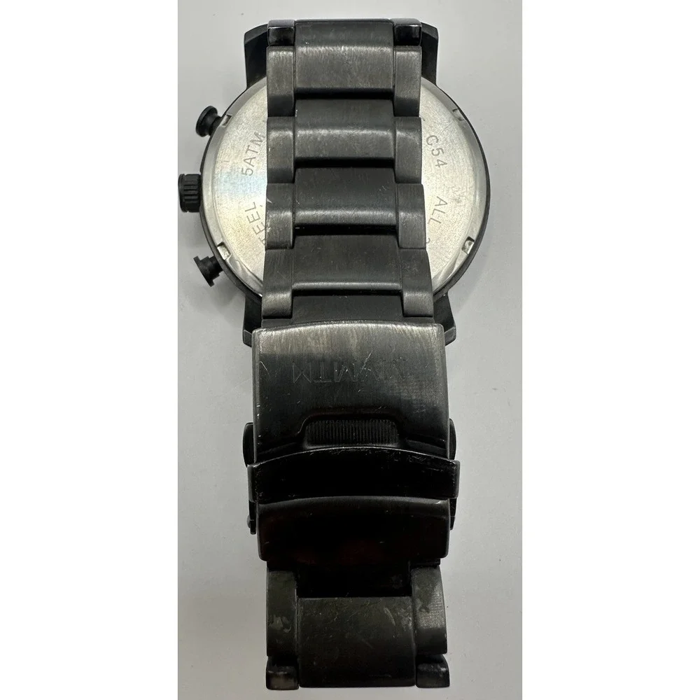 MVMT Men's Watch Chrono‎ Gunmetal New Battery C54 316L Stainless Steel 45MM 7
